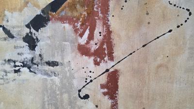 Kathi Robinson Frank Cave Painting After Plato 2025 Abstract Painting by Kathi Robinson Frank