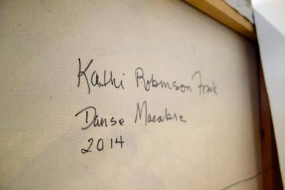 Kathi Robinson Frank Danse Macabre Oil and Acrylic on Canvas by Kathi Robinson Frank