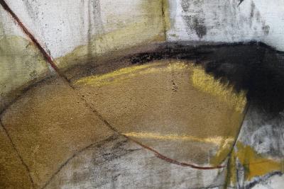 Kathi Robinson Frank Danse Macabre Oil and Acrylic on Canvas by Kathi Robinson Frank