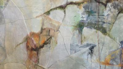 Kathi Robinson Frank Pastoral 2025 Large Abstract Diptych Painting by Kathi Robinson Frank