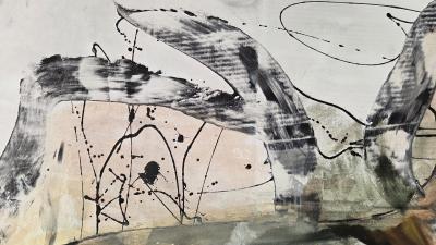 Kathi Robinson Frank Resistance 2025 Large Contemporary Abstract Painting by Kathi Robinson Frank