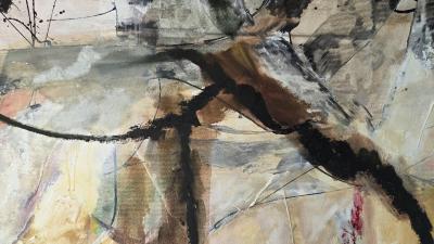 Kathi Robinson Frank Resistance 2025 Large Contemporary Abstract Painting by Kathi Robinson Frank
