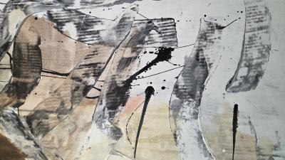 Kathi Robinson Frank Resistance 2025 Large Contemporary Abstract Painting by Kathi Robinson Frank