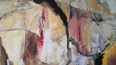 Kathi Robinson Frank Resistance 2025 Large Contemporary Abstract Painting by Kathi Robinson Frank