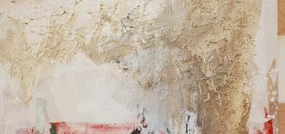 Kathi Robinson Frank Smoke and Mirrors Large Abstract Painting on Canvas by Kathi Robinson Frank