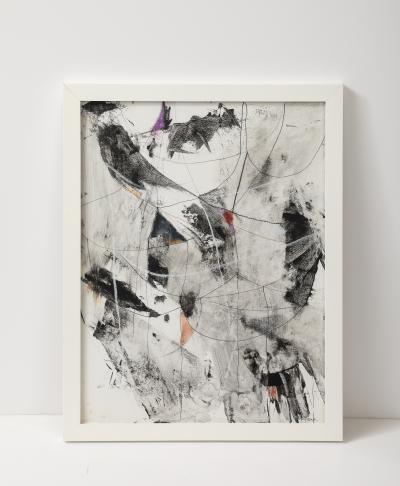 Kathi Robinson Frank Under The Palapa 2024 Framed Oil On Paper By Kathi Robinson Frank