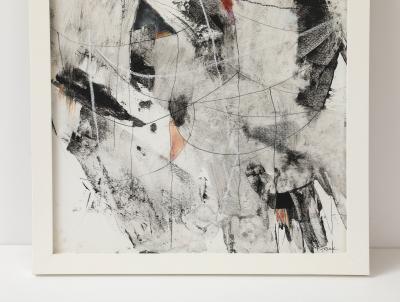 Kathi Robinson Frank Under The Palapa 2024 Framed Oil On Paper By Kathi Robinson Frank