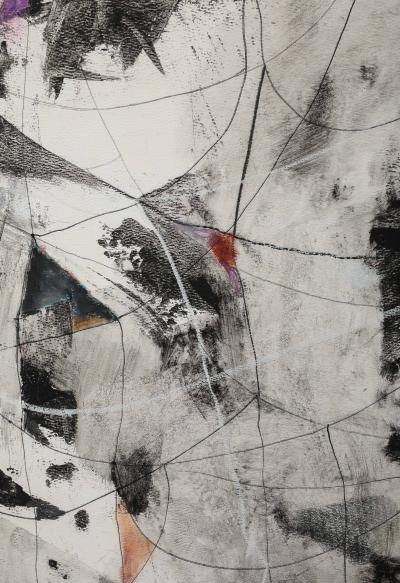 Kathi Robinson Frank Under The Palapa 2024 Framed Oil On Paper By Kathi Robinson Frank