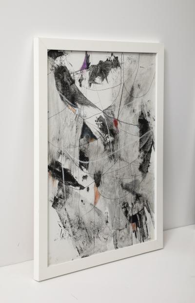 Kathi Robinson Frank Under The Palapa 2024 Framed Oil On Paper By Kathi Robinson Frank