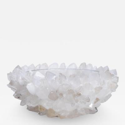 Kathryn McCoy Classic Large Bowl in Clear Quartz by Kathryn McCoy