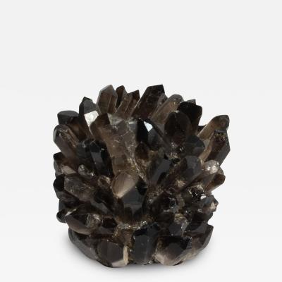 Kathryn McCoy Votive Holder in Smoky Quartz Large