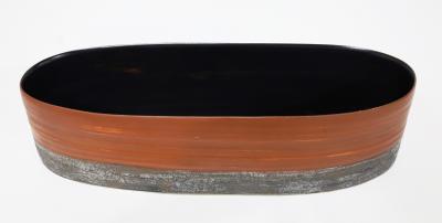 Kathy Erteman Kathy Erteman Studio Pottery Long Oval Vessel 2006