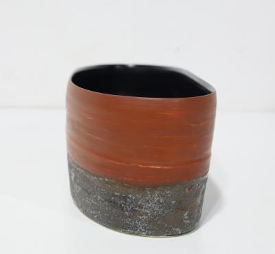 Kathy Erteman Kathy Erteman Studio Pottery Long Oval Vessel 2006