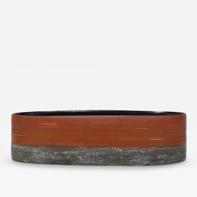 Kathy Erteman Kathy Erteman Studio Pottery Long Oval Vessel 2006
