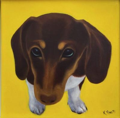 Kathy Hoets Pet Projects Mustard Dachshund