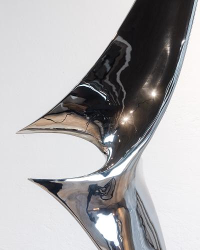 Katz Studio Alata Celesti Mirror Polished Stainless Steel Sculpture by Katz Studio