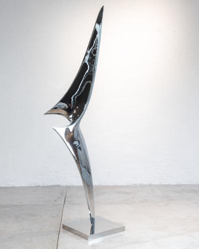 Katz Studio Alata Celesti Mirror Polished Stainless Steel Sculpture by Katz Studio