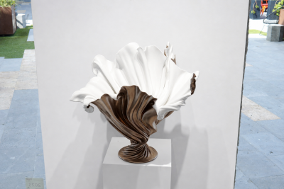 Katz Studio Flora Sculptural Vase in Custom and Two Tone Finishes