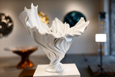 Katz Studio Flora Sculptural Vase in Custom and Two Tone Finishes