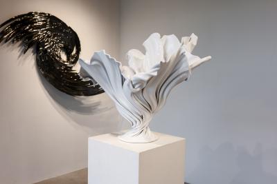 Katz Studio Flora Sculptural Vase in Custom and Two Tone Finishes