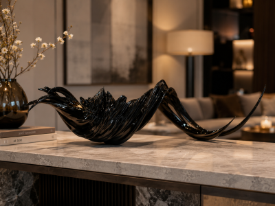 Katz Studio Inferno Corno Abstract Sculpture by Katz Studio