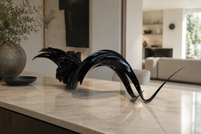 Katz Studio Inferno Corno Abstract Sculpture by Katz Studio