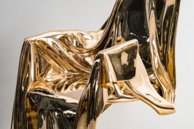 Katz Studio Levitaz Armchair Contemporary Sculptural Chair By Katz Studio