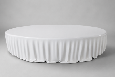 Katz Studio Levitaz Oval Sculptural Coffee Table By Katz Studio