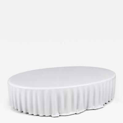 Katz Studio Levitaz Oval Sculptural Coffee Table By Katz Studio