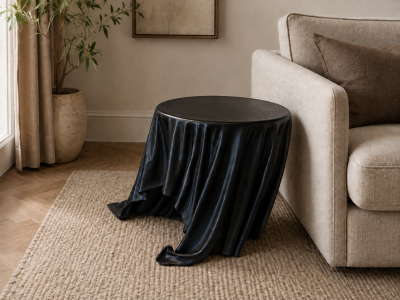 Katz Studio Levitaz Side Table Contemporary Sculptural Design by Katz Studio