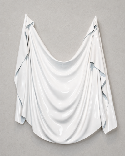 Katz Studio Levitaz Wall Panel Draped Form Abstract Resin Wall Sculpture By Katz Studio
