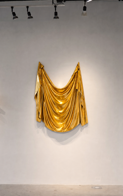 Katz Studio Levitaz Wall Panel Draped Form Abstract Resin Wall Sculpture By Katz Studio