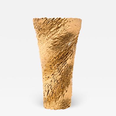 Katz Studio Matrix Vase Gold