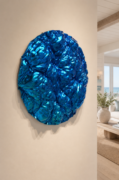 Katz Studio Oceana Abstract Sculptural Wall Panel by Katz Studio