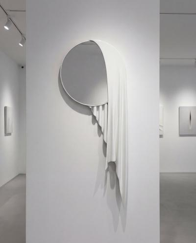 Katz Studio Sillentium Mirror by Katz Studio Contemporary Sculptural Mirror