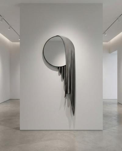 Katz Studio Sillentium Mirror by Katz Studio Contemporary Sculptural Mirror