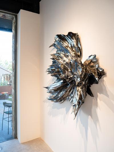 Katz Studio Spectra Wall Panel by Katz Studio Large Abstract Fractured Wall Sculpture