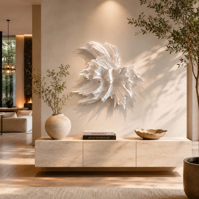 Katz Studio Spectra Wall Panel by Katz Studio Large Abstract Fractured Wall Sculpture
