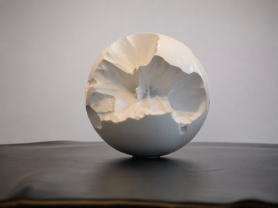 Katz Studio Sphera Contemporary Set of Three Sculptural Spheres by Katz Studio