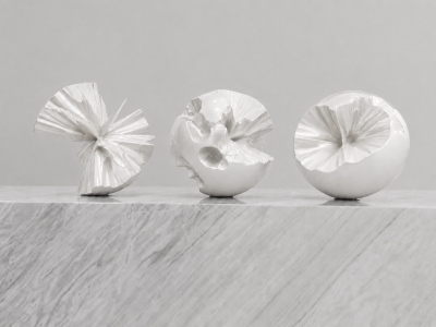 Katz Studio Sphera Contemporary Set of Three Sculptural Spheres by Katz Studio