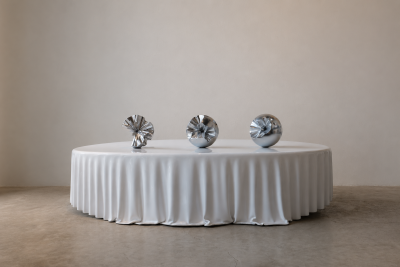 Katz Studio Sphera Contemporary Set of Three Sculptural Spheres by Katz Studio