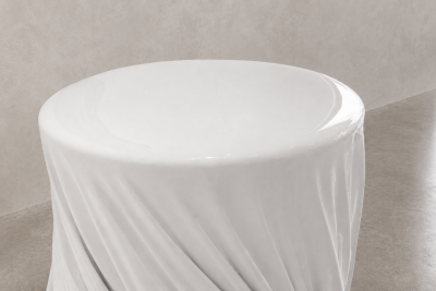Katz Studio Twirl Sculptural Table Available in Foyer and Side Table Sizes by Katz Studio