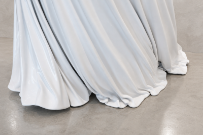 Katz Studio Twirl Sculptural Table Available in Foyer and Side Table Sizes by Katz Studio
