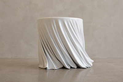Katz Studio Twirl Sculptural Table Available in Foyer and Side Table Sizes by Katz Studio