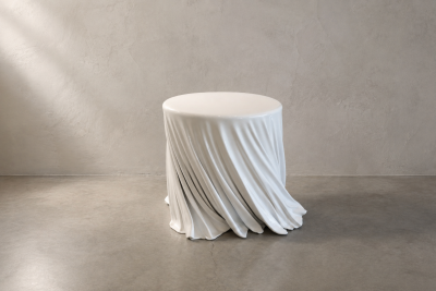 Katz Studio Twirl Sculptural Table Available in Foyer and Side Table Sizes by Katz Studio
