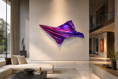 Katz Studio Wind Panel VI by Katz Studio Large Abstract Wall Sculpture