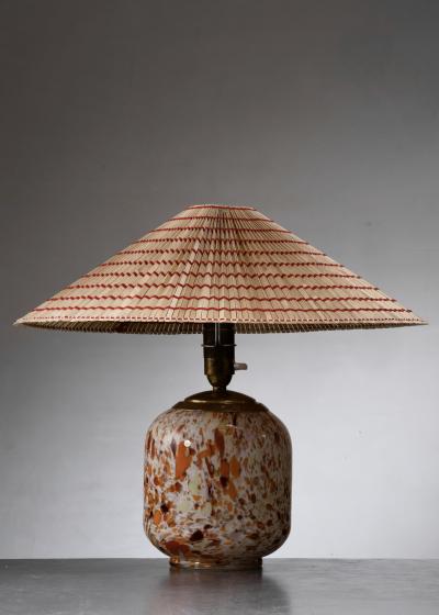Kauklahti Glassworks Glass table lamp