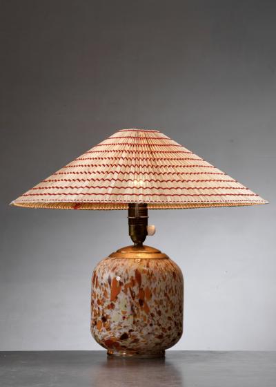 Kauklahti Glassworks Glass table lamp