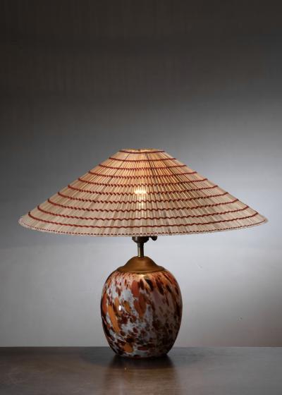 Kauklahti Glassworks Multi color glass table lamp