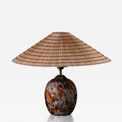 Kauklahti Glassworks Multi color glass table lamp